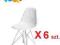 OKAZJA! KRZESŁO DSR BIAŁE x 6 szt. W-WA OKAZJA! KRZESŁO DSR BIAŁE x 6 szt. W-WA
