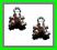 013 ZAWIESZKI CHARMS ŻABKI 17 MM 4 SZT