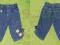 spodnie jeansowe rybaczki roz. 92 cm