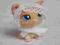 Littlest Pet Shop LPS świnka wanienka korytko