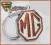 Brelok do kluczy MG- Dwustronne logo