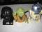 STAR WARS VADER YODA R2D2-FIGURKI