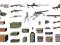 Italeri 0407 Accessories and Guns (1:35)