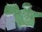 Śliczny dresik 3 czesciowy 74