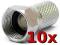WTYK ZŁĄCZE F 6,8MM USZCZELKA GUMOWA 10 SZTUK 2309