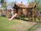 Domek dla dzieci + scianka, mostek, wieżyczka