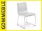 NOWOCZESNE KRZESŁO K152 JASNO SZARE OD RĘKI GDM