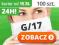 KOPERTY BĄBELKOWE G17 17G 100szt. 24h |  PROMOCJA!