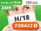 KOPERTY BĄBELKOWE H18 18H 100szt 24h WYSOKA JAKOŚĆ