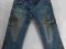 AZUCAR bojówki jeansowe size: 100