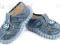 LEKKIE KAPCIE TRAMPKI JEANSOWE NA RZEPY r.27/17cm