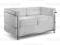 SOFA 2-os, biały - insp. LC2, LE CORBUSIER