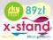 X stand  X baner 80x180 JAKOŚĆ wydruk 1440 dpi