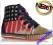 NEXT śliczne trampki flaga 22cm/14cm drugie GRATIS