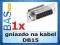 Gniazdo na kabel  _ D-SUB _ DB15
