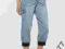 DO887 BPC JEANSOWE CIĄŻOWE SPODNIE 3/4  46