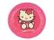 TALERZYKI HELLO KITTY urodziny 8 szt. 21 cm stół