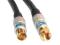 Kabel antenowy RF wtyk TV-wtyk F VITALCO 1.5m