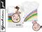 BLUZKA Tshirt ANGRY BIRDS pony LIC biał  140 - 146