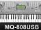 KEYBOARD, ORGANY MQ-808 Z USB + MIKR+ KURS VID
