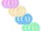INVISIBOBBLE 3 INNOWACYJNE GUMKI DO WŁOSÓW PASTEL