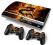PS3 Playstation 3 naklejki na konsole i pady FireD