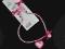 Korale naszyjnik spineczki Hello Kitty H&amp;M róż