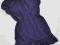 TU*Boska granatowa tunika z falbanką*122 CUDO!!!