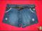 5952-52 __FOR GIRLS__ JEANSOWE SZORTY PASEK 146 CM