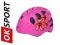 Kask dziecięcy regulowany MARCEL PINK roz. M