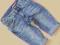 H&amp;M rybaczki dżinsowe przecierane rozmiar 140