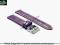 PASEK DO ZEGARKA 20 mm DILOY 378.20.18 FIOLETOWY