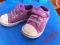 Fioletowe trampki w groszki! Klasyczne! R: 21