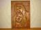 PIĘKNA RZEŹBA PŁASKORZEŹBA DREWNO LIPOWE