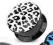 Plugi leopard cętki plug tunel w panterkę  6mm