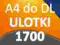 ULOTKI A4 SKŁADANE do DL 1700 szt -Wysoka jakość-