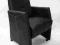 Fotel Julia czarny ! Eko skóra -  produkt polski!!