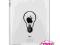 Naklejka Apple iPad 1-4, mini !!! BULB