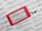 NOWY DOTYK DIGITIZER LG KU990 - CZERWONY |L101