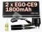 P44 2x E PAPIEROS EGO-CE9 1800mAh+LIQUID 10ml 2szt