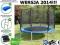 10FT TRAMPOLINA BATUT 304cm DODATKI RAMIZ KATOWICE
