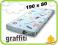 MATERAC DZIECIĘCY HEVEA SNUDO 190/80 GRAFFITI !