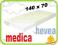 MATERAC DZIECIĘCY HEVEA BABY 140/70 HEVEA/MEDICA