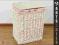 BIAŁY KOSZ WIKLINOWY KOSZYK WIKLINA DEKORACJA