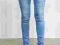 SPODNIE  CIĄŻOWE JEANS JASNE RURKI ROZ 42