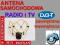 ANTENA SAMOCHODOWA DVB-T i RADIO zewn. wewn. + wzm
