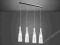 TANIO Sanneli Design lampa sufitowa Davos 4x60W