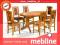 Stół 90x160 rozkładany i 6x krzeseł _M18 _MEBLINE