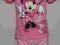 DISNEY piżamka Myszka MINNIE brokat 98 104 super