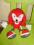 Sonic czerwony  duży ok.25 cm.